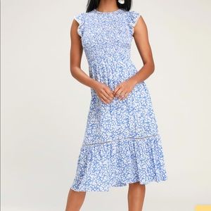 Lost + wander midi dress